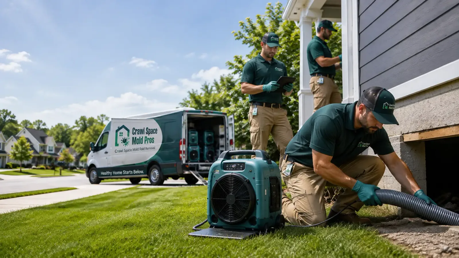 Crawl Space Mold Removal in Robinson, PA